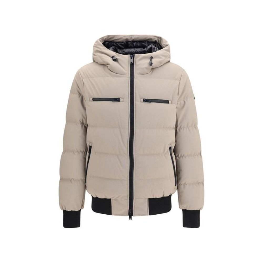 Moose Knuckles Beige Nylon Shell Men's Jacket